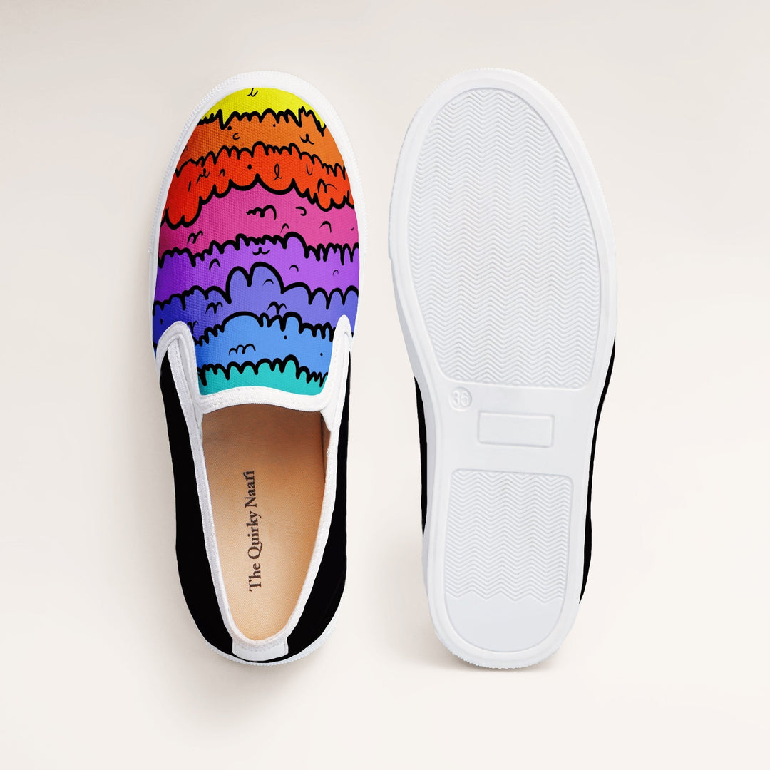 Color Melting Slipons - The Quirky Naari
