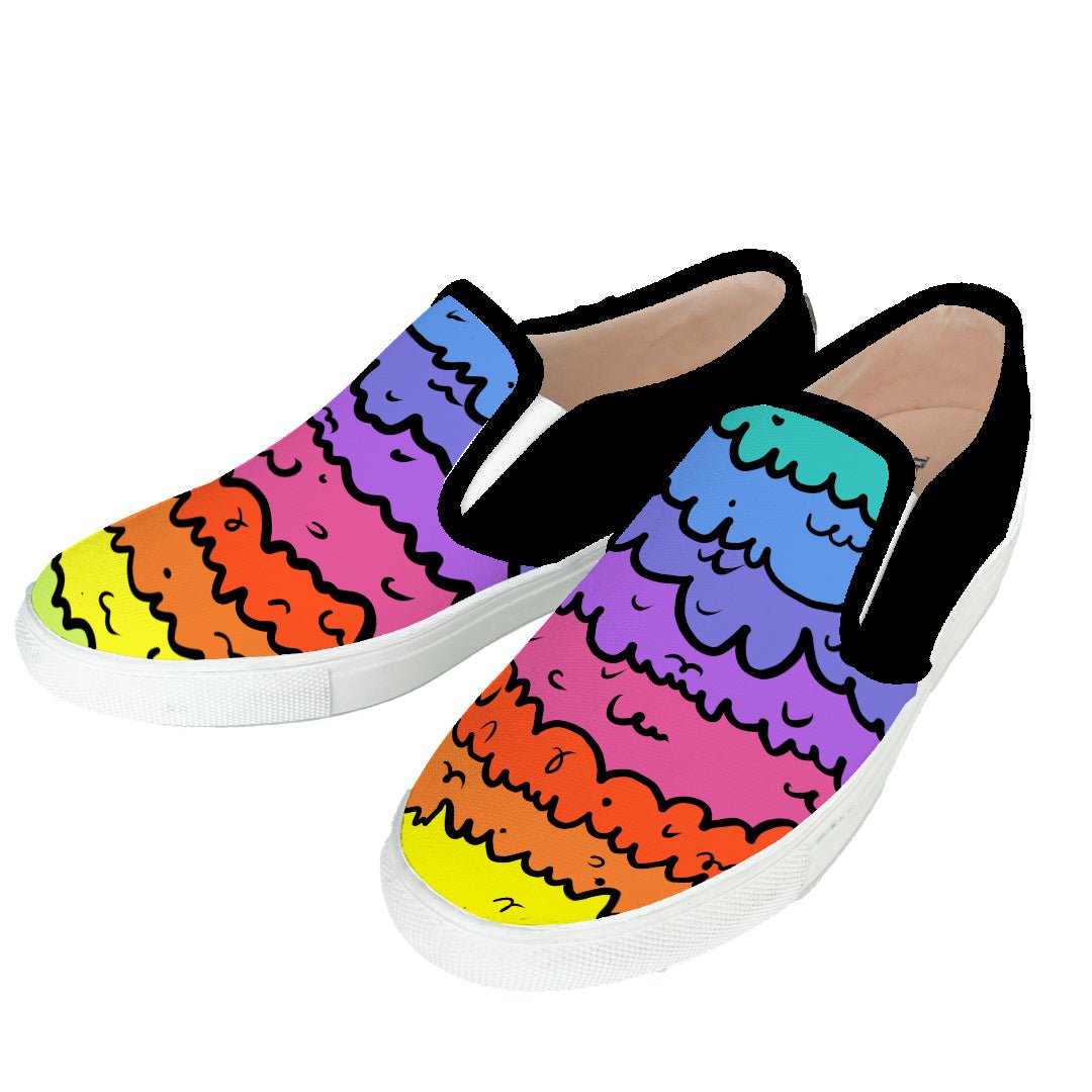 Color Melting Slipons - The Quirky Naari