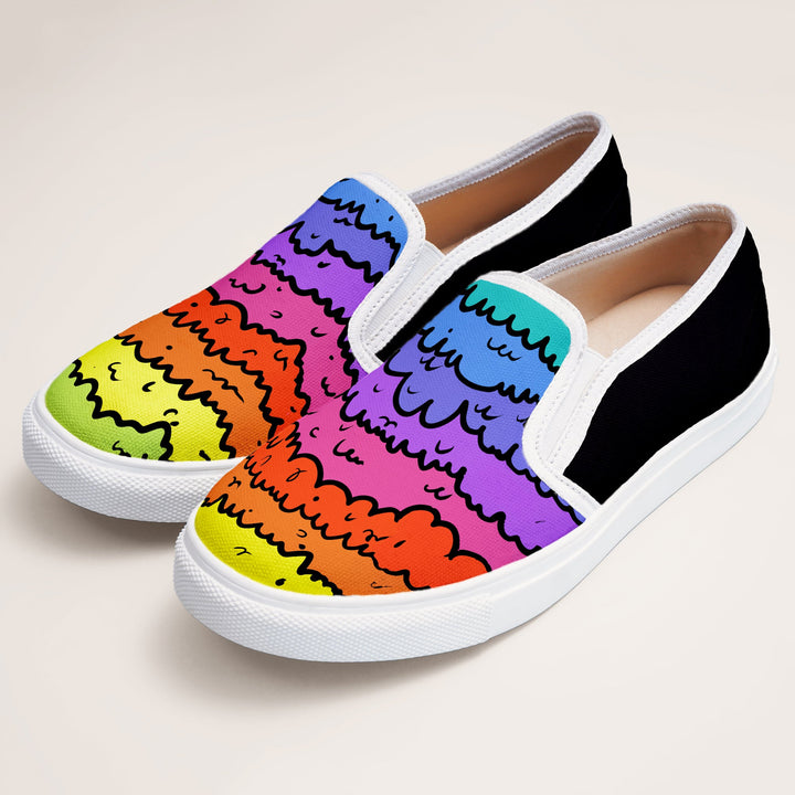 Color Melting Slipons - The Quirky Naari