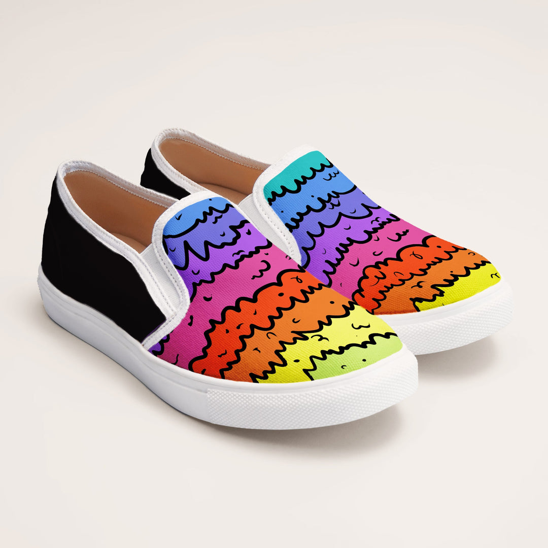 Color Melting Slipons - The Quirky Naari