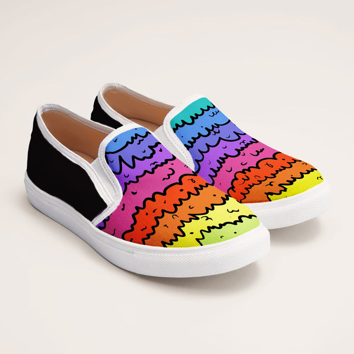 Color Melting Slipons - The Quirky Naari