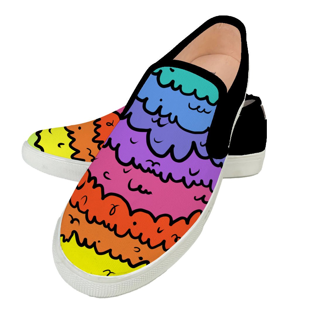 Color Melting Slipons - The Quirky Naari