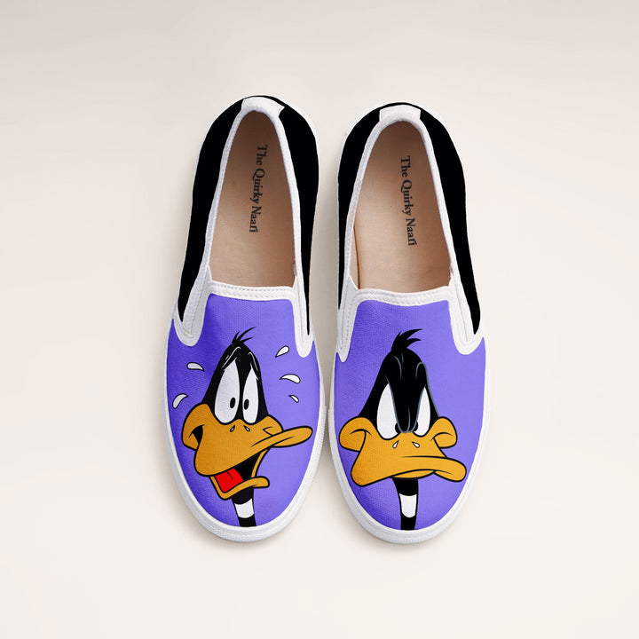 Daffy: Looney Tunes Slipons - The Quirky Naari