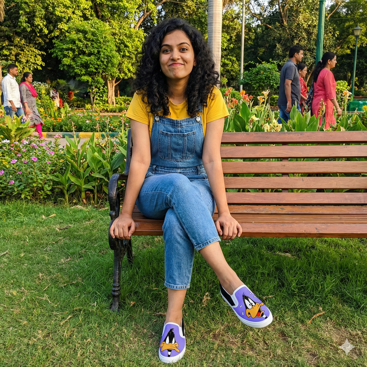 Daffy: Looney Tunes Slipons - The Quirky Naari