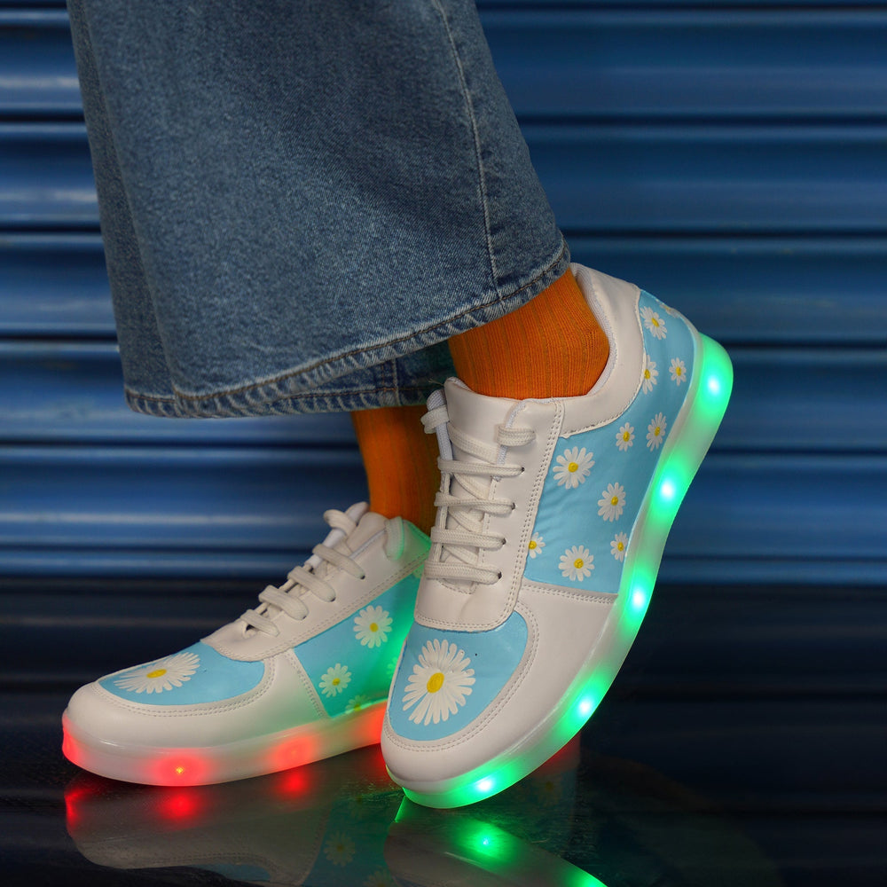 Daisy Haze Sneakers - Light Me Up - The Quirky Naari
