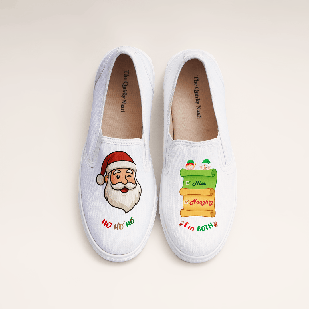 Dear Santa Slipons - The Quirky Naari