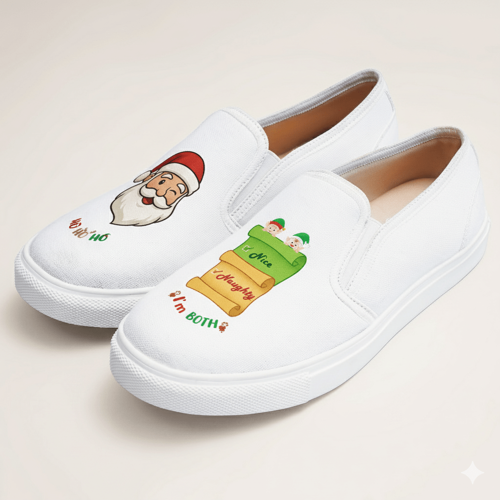 Dear Santa Slipons - The Quirky Naari