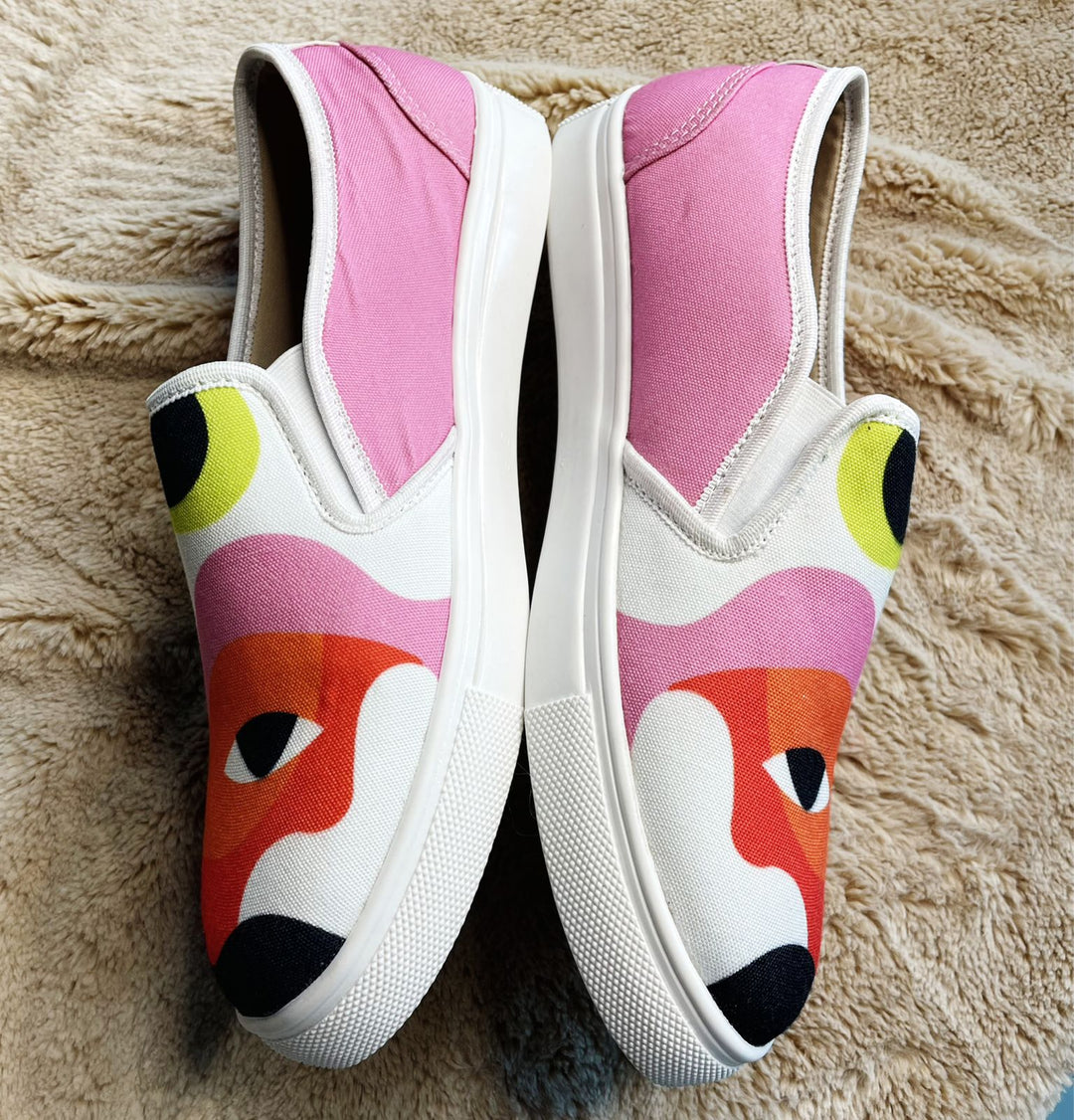 Eye See You Slipons - The Quirky Naari