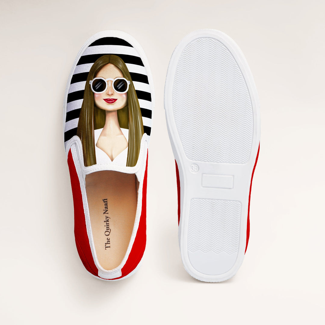 Fashionista Slipons - The Quirky Naari