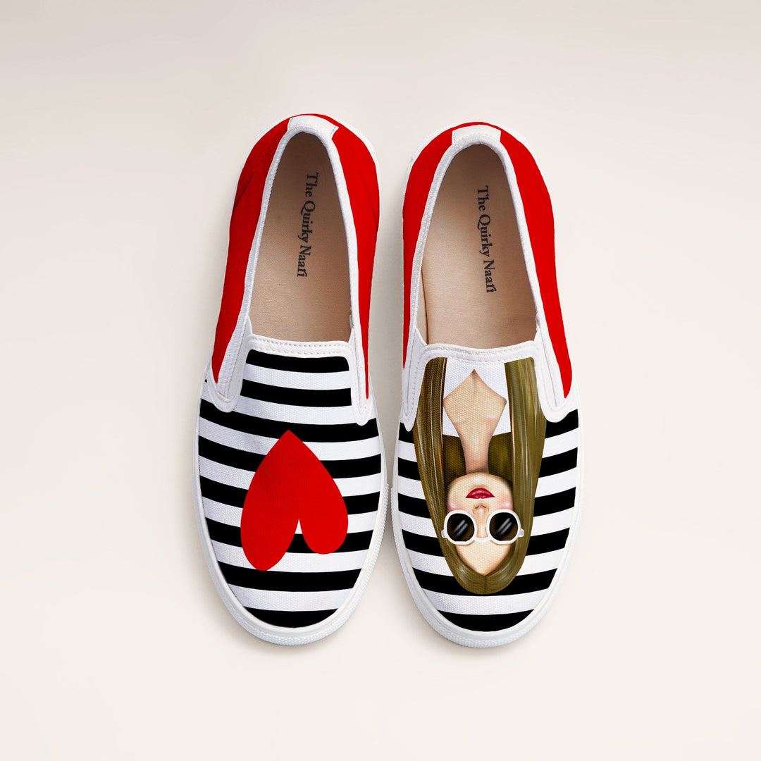 Fashionista Slipons - The Quirky Naari