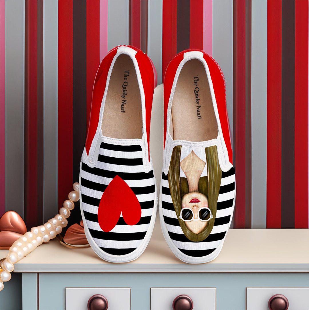 Fashionista Slipons - The Quirky Naari