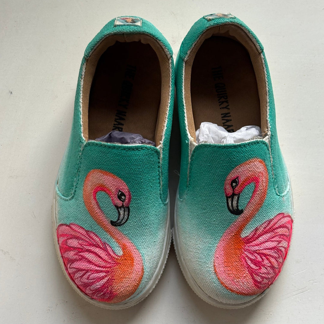 Flamingo Slipons - The Quirky Naari