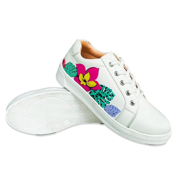 Floral Paradise Sneakers - The Quirky Naari