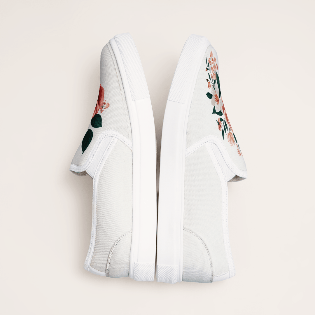 Flower Power Slipons - The Quirky Naari