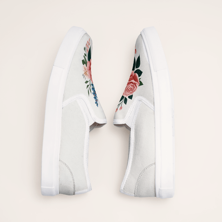 Flower Power Slipons - The Quirky Naari