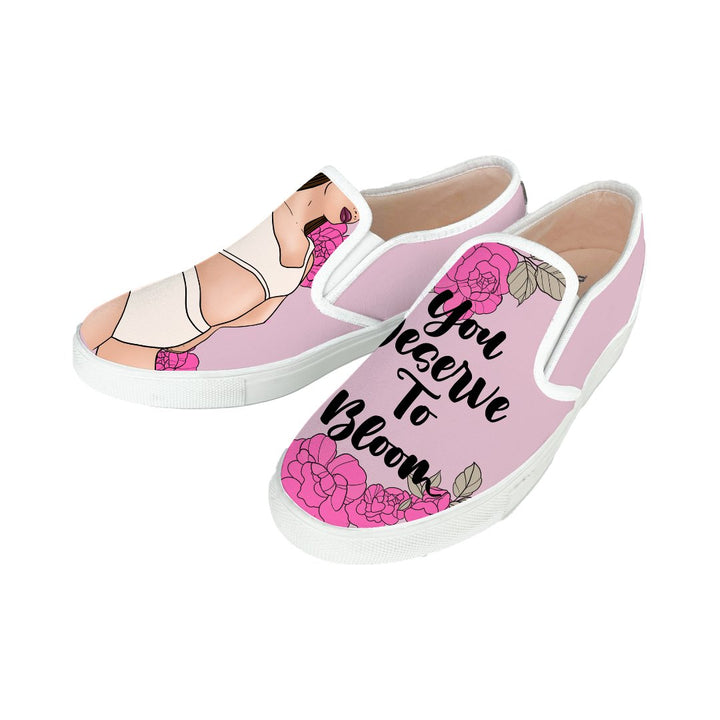 Forever Bloom Slipons - The Quirky Naari