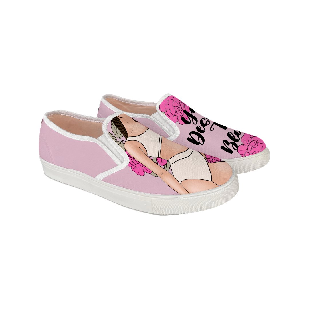 Forever Bloom Slipons - The Quirky Naari