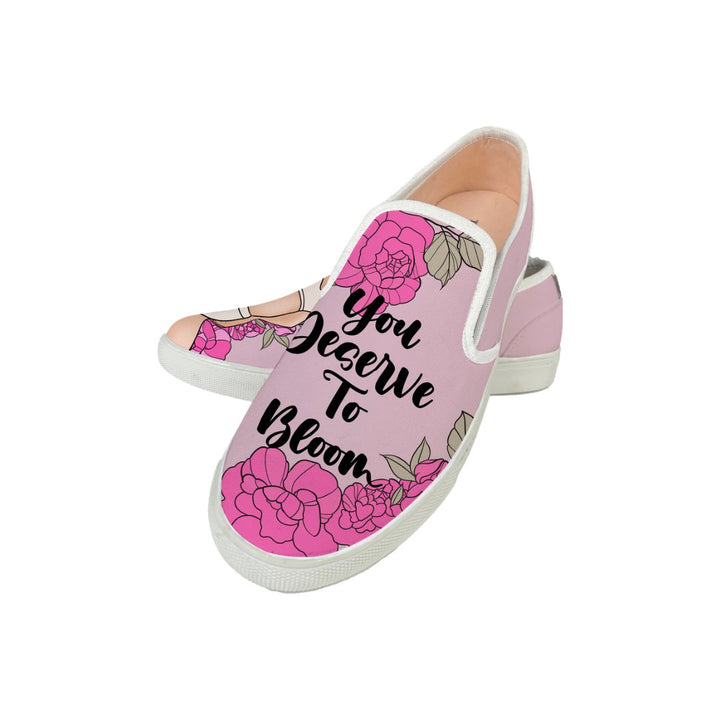 Forever Bloom Slipons - The Quirky Naari