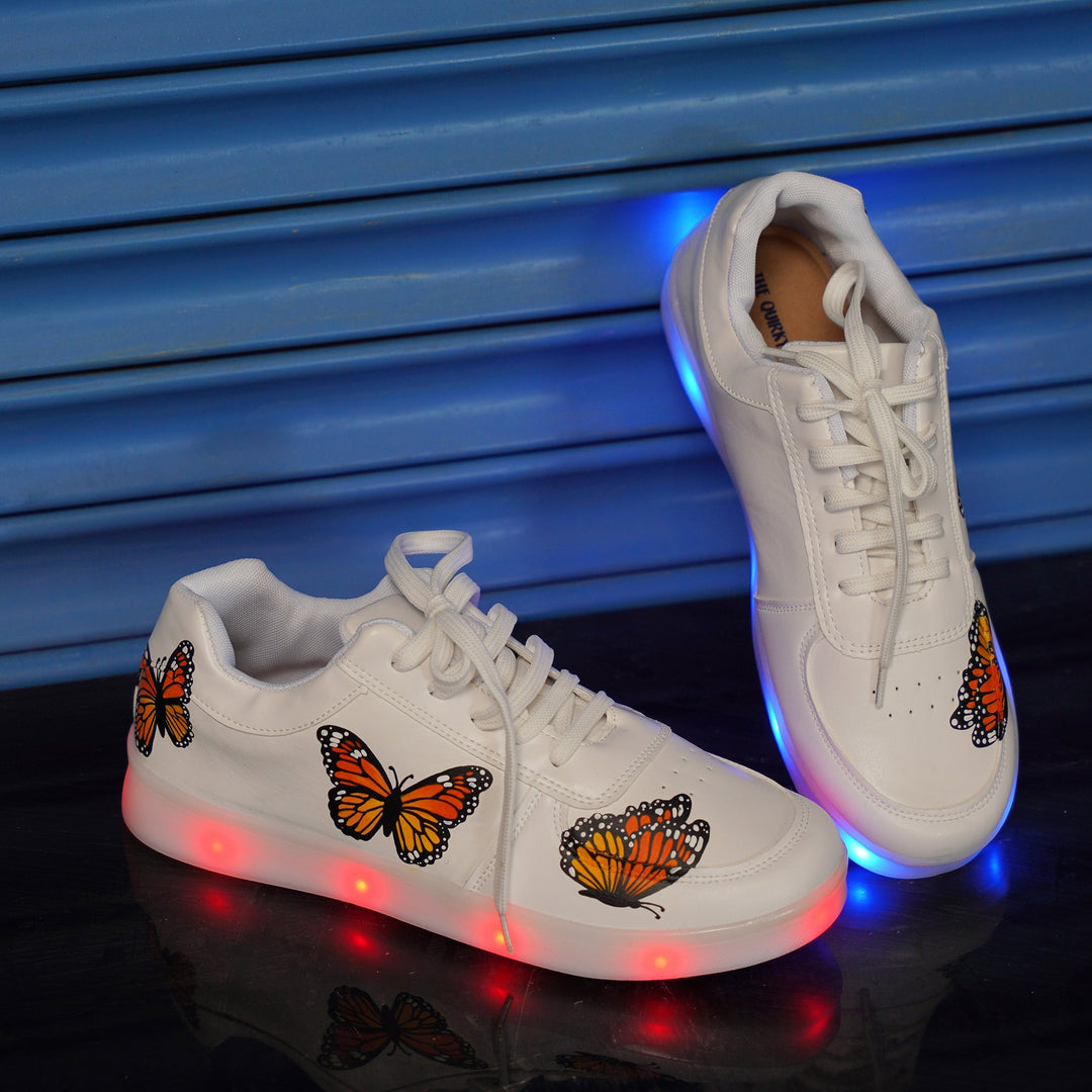 Gypsy Butterfly Sneakers - Light Me Up - The Quirky Naari
