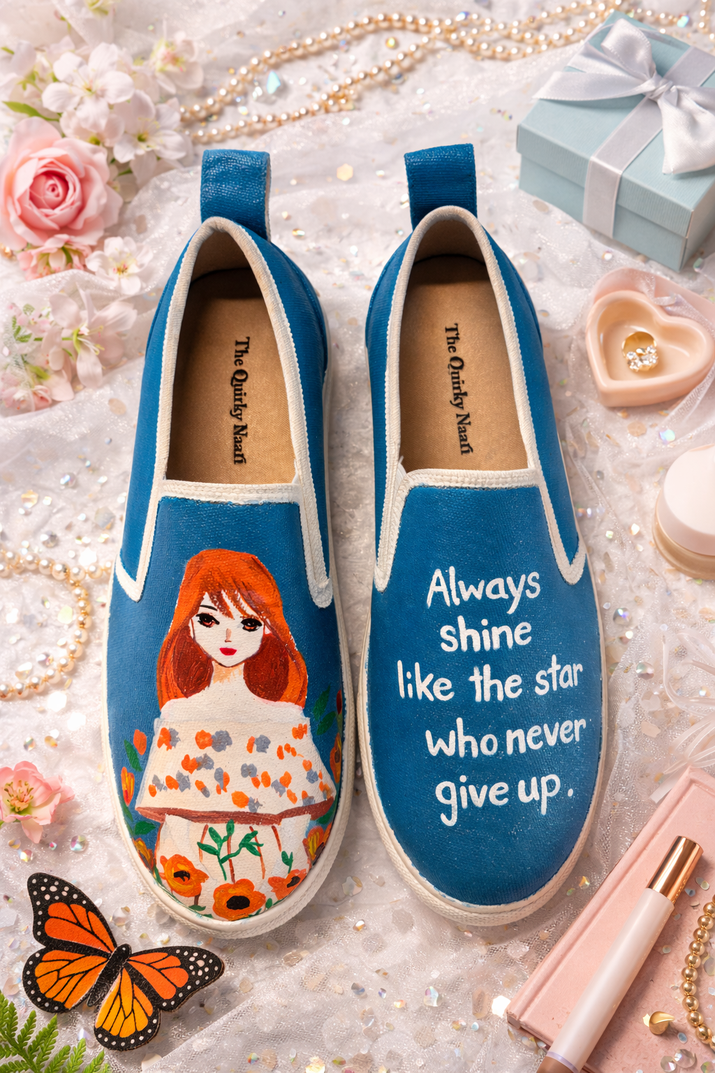 Hand painted Star Girl - The Quirky Naari