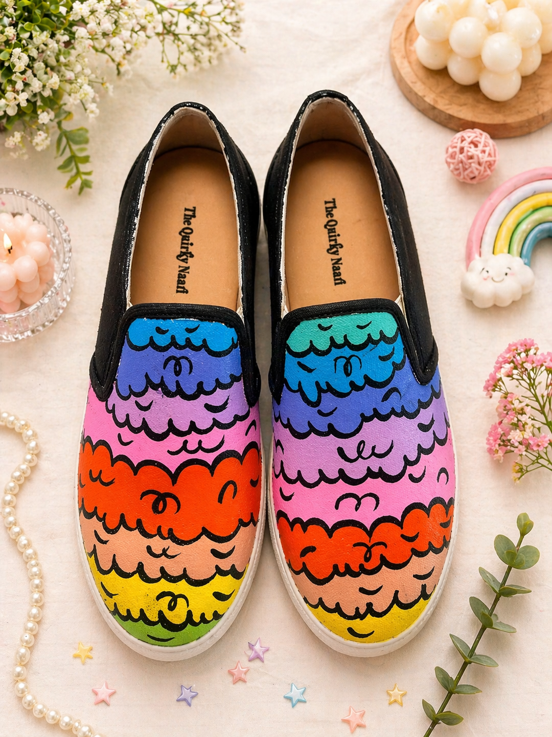 Handpainted Color Melting - The Quirky Naari