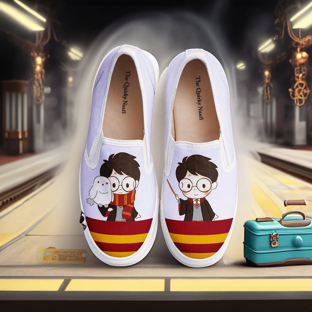 Harry & Hedwig Slipons - The Quirky Naari