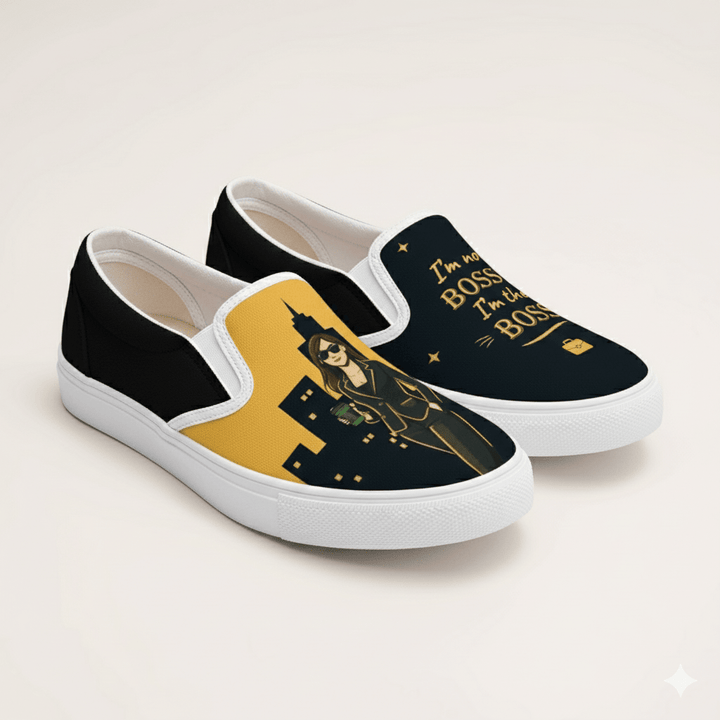 I'm the Boss Slipons - The Quirky Naari