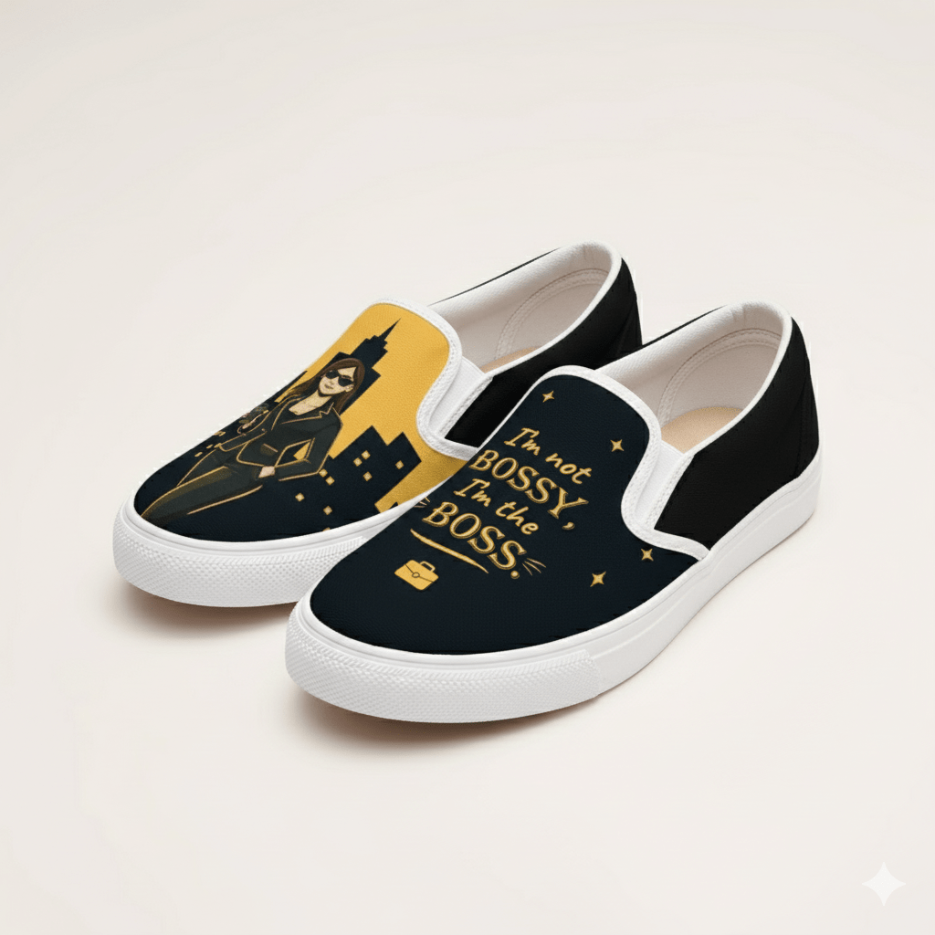 I'm the Boss Slipons - The Quirky Naari