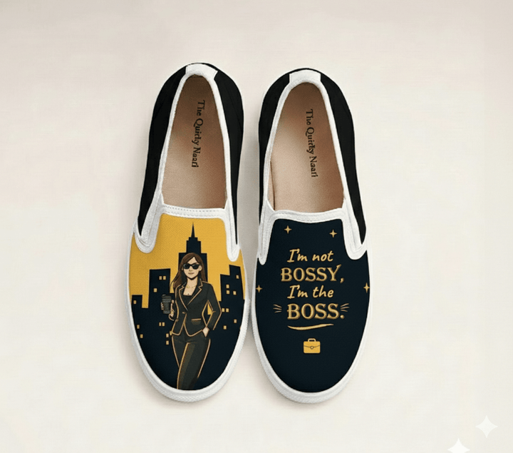 I'm the Boss Slipons - The Quirky Naari