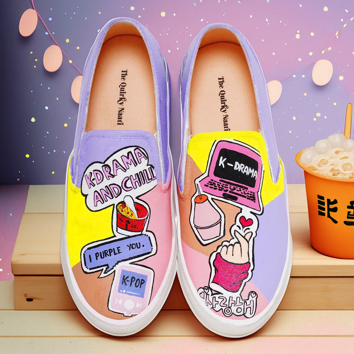 K - Drama Slipons - The Quirky Naari