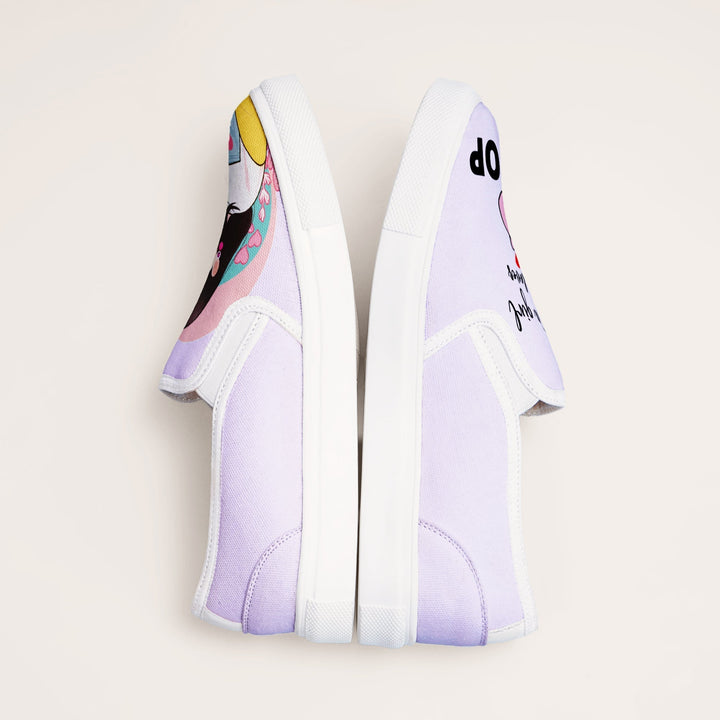 K - Pop Girl Slipons - The Quirky Naari