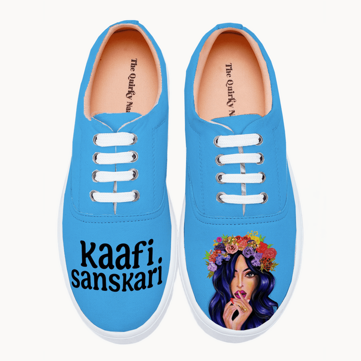 Kaafi Sanskari Sneakers - The Quirky Naari