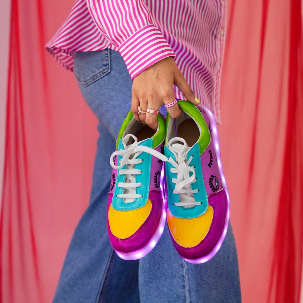 Light Me Up Sneakers Ankle (Evil Eye Edition)