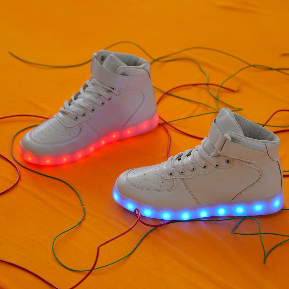 Neon Nike Led Light Up Shoes Light Me Up Sneakers High Top