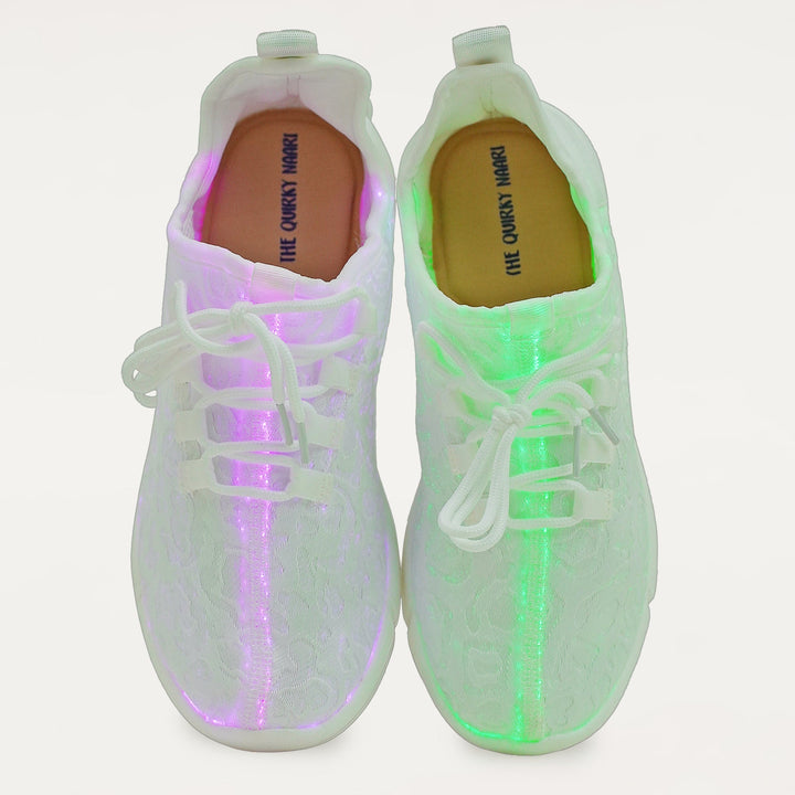 Light Me Up Sneakers - Upper Glow - The Quirky Naari