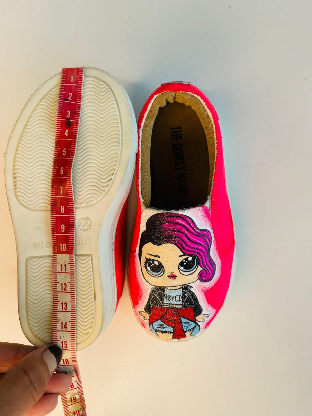 LOL DOLLS Pink Slipons - The Quirky Naari