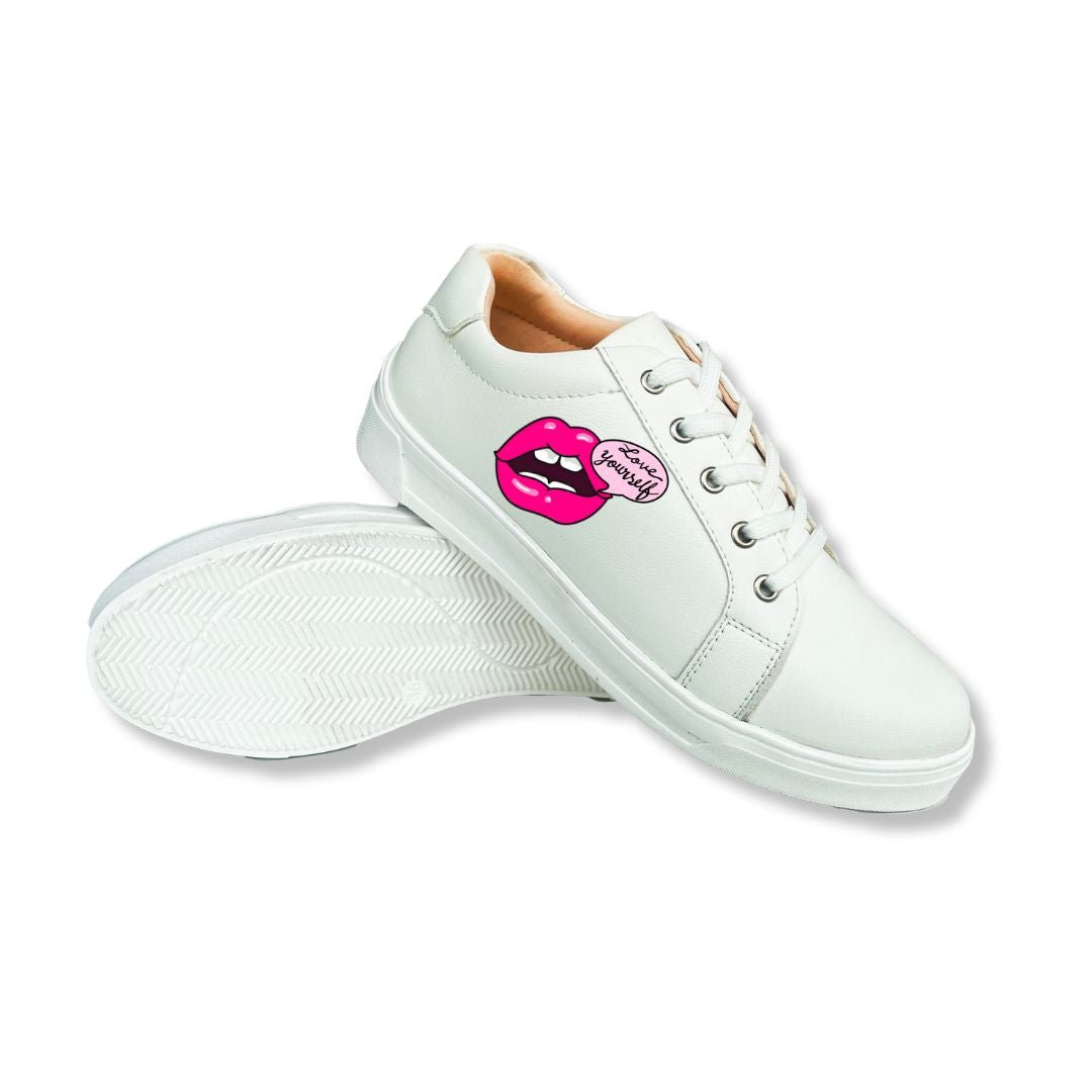 Love yourself sneakers - The Quirky Naari