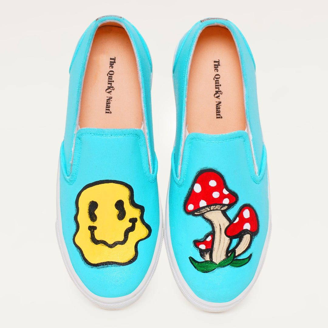 Magic Shroom Slipons - The Quirky Naari