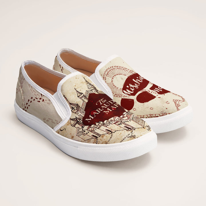 Mischief Managed Slipons - The Quirky Naari