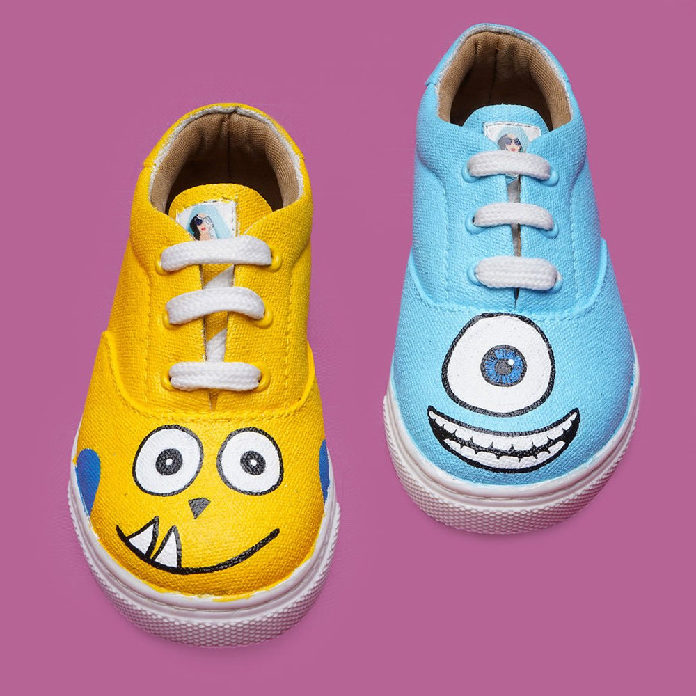 Mismatch Minion Sneakers - The Quirky Naari
