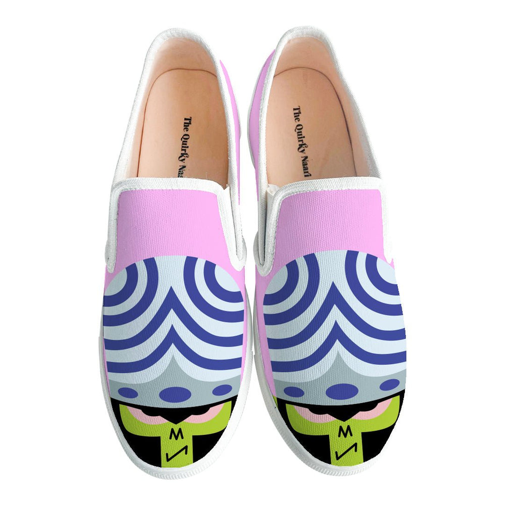 Mojo Jojo: PPG Slipons - The Quirky Naari