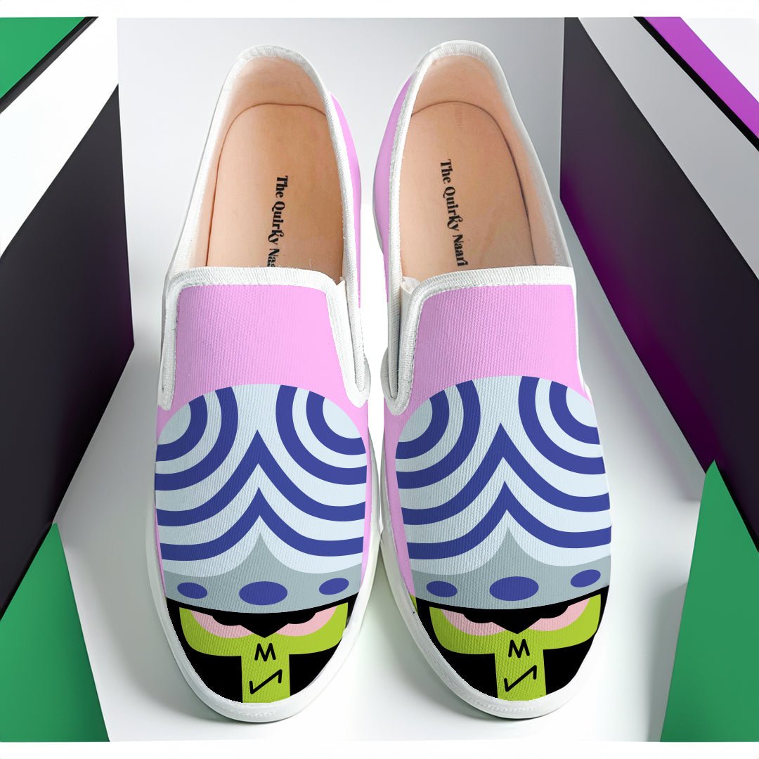 Mojo Jojo: PPG Slipons - The Quirky Naari