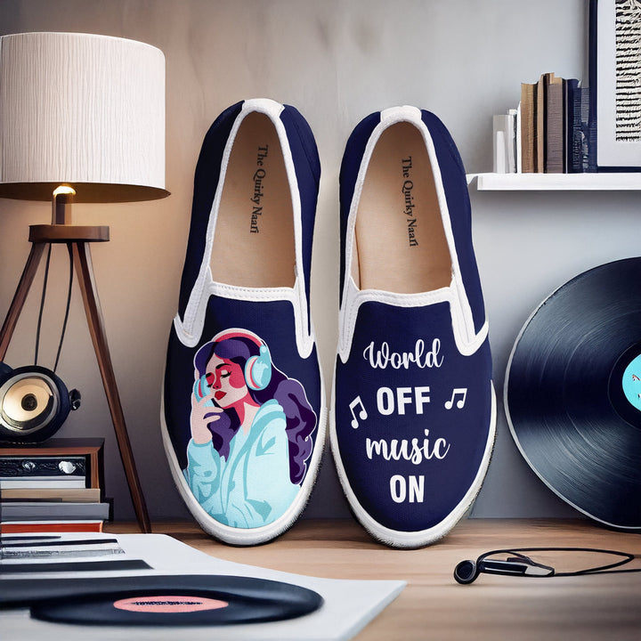 Music On Slipons - The Quirky Naari