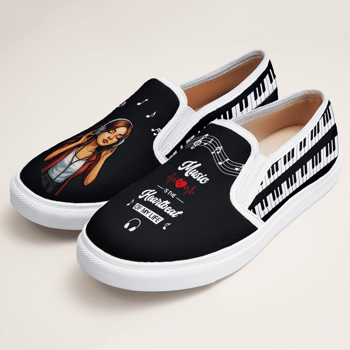 Music Therapy Slipons - The Quirky Naari