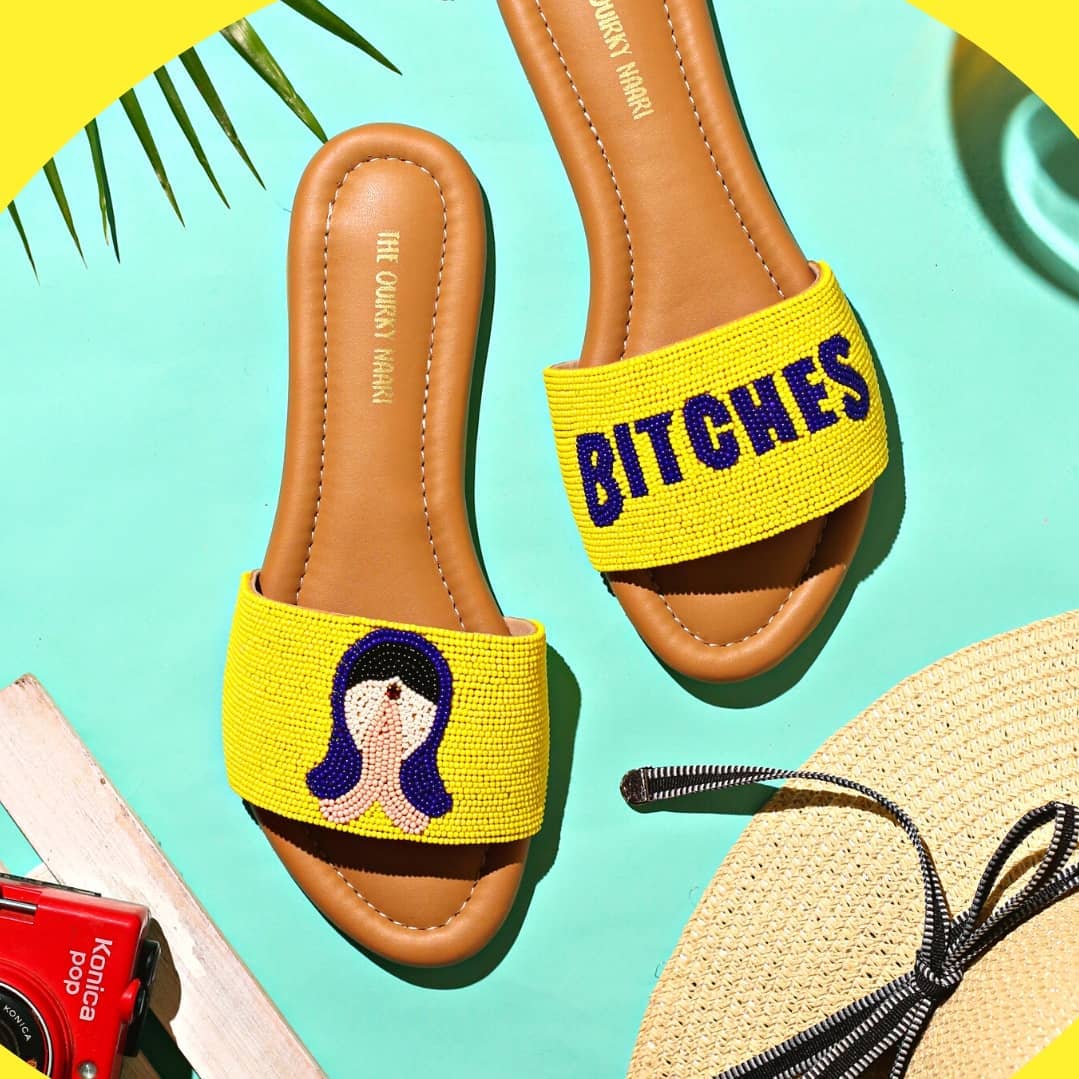 Namaste Bitches Sliders - The Quirky Naari