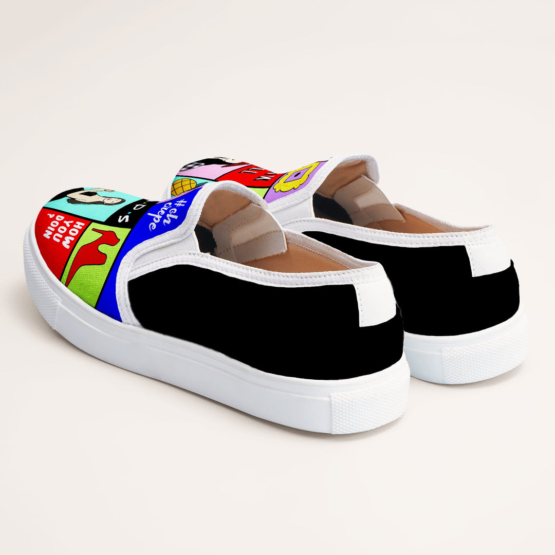 Netflix and Chill Slipons - The Quirky Naari