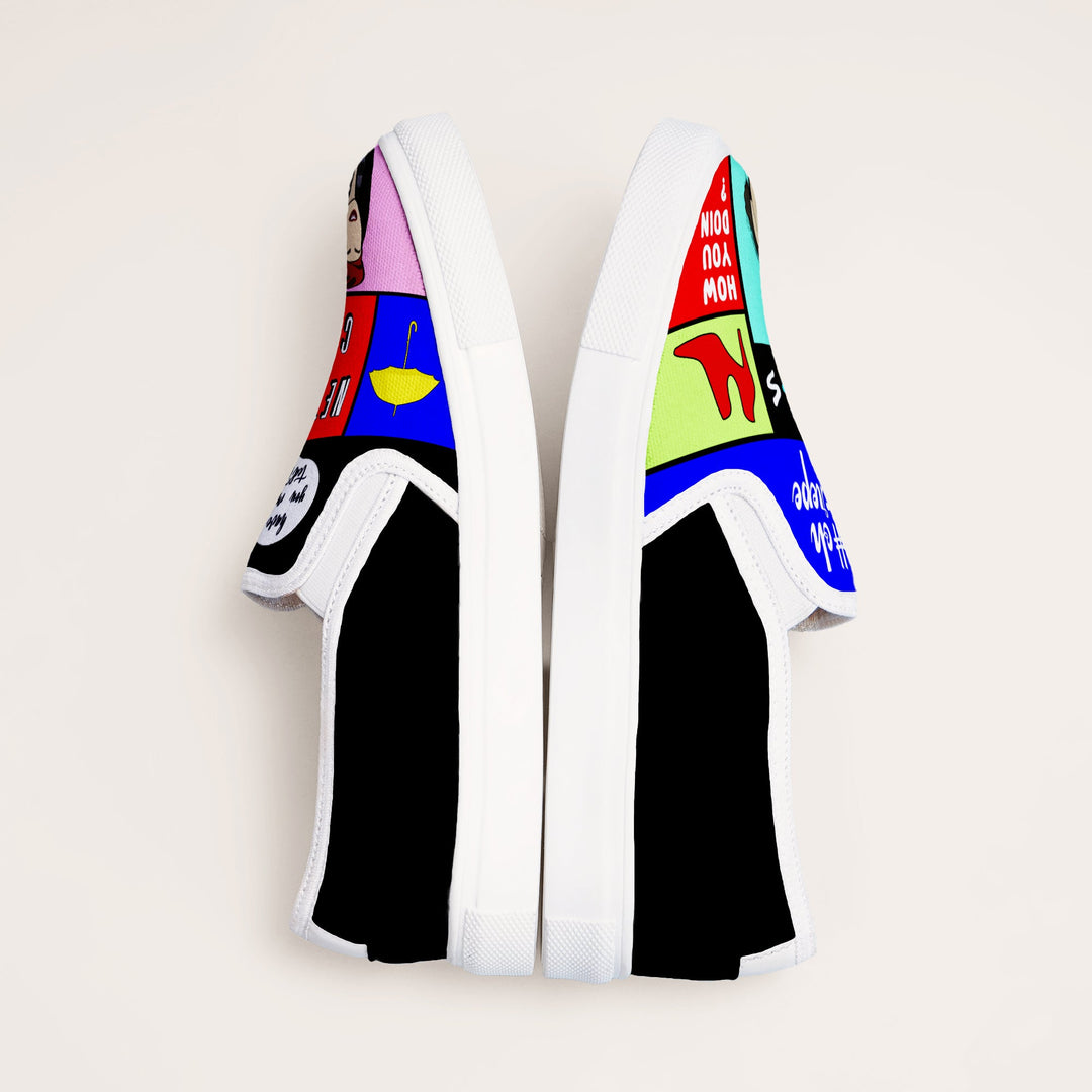 Netflix and Chill Slipons - The Quirky Naari