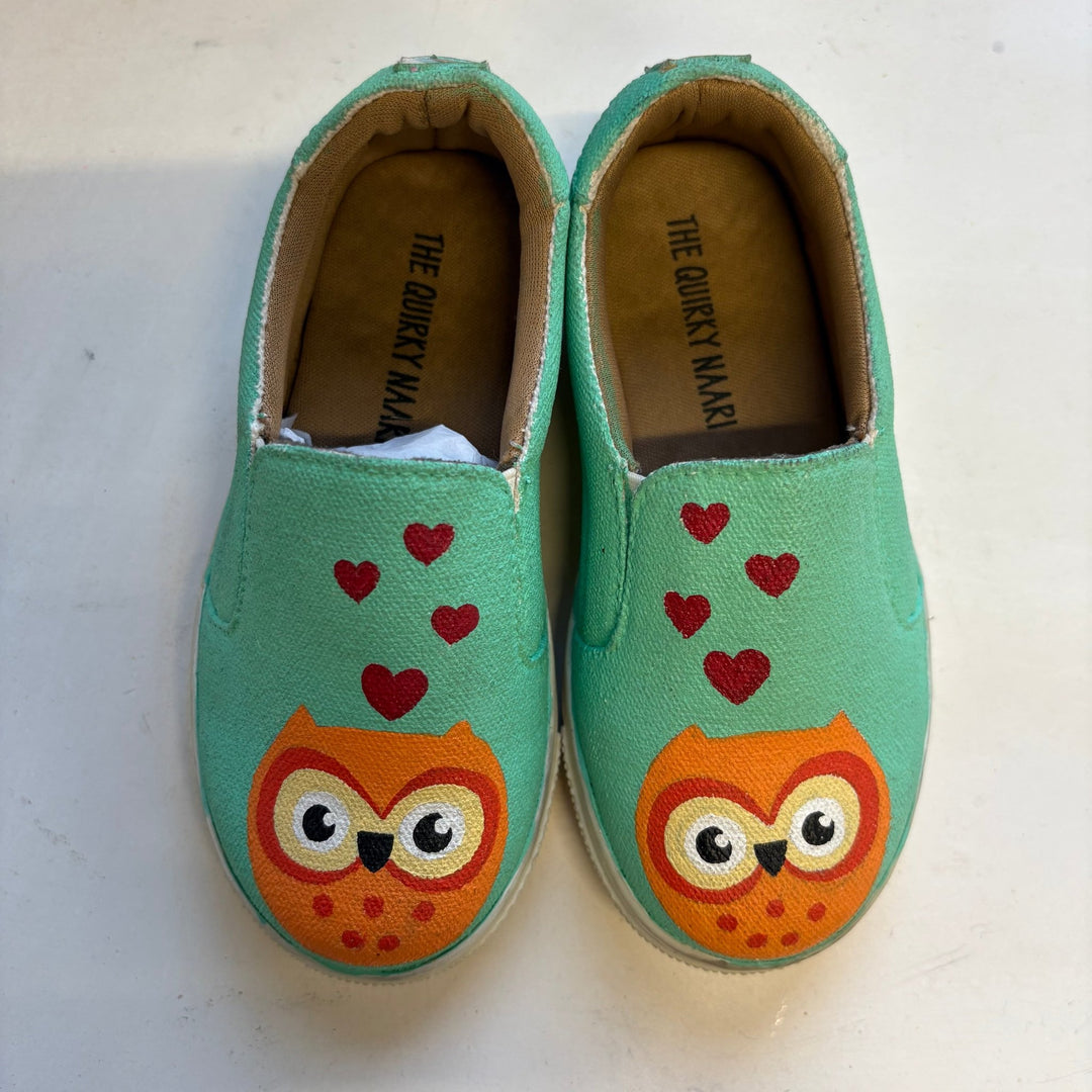 Owl shoes - The Quirky Naari