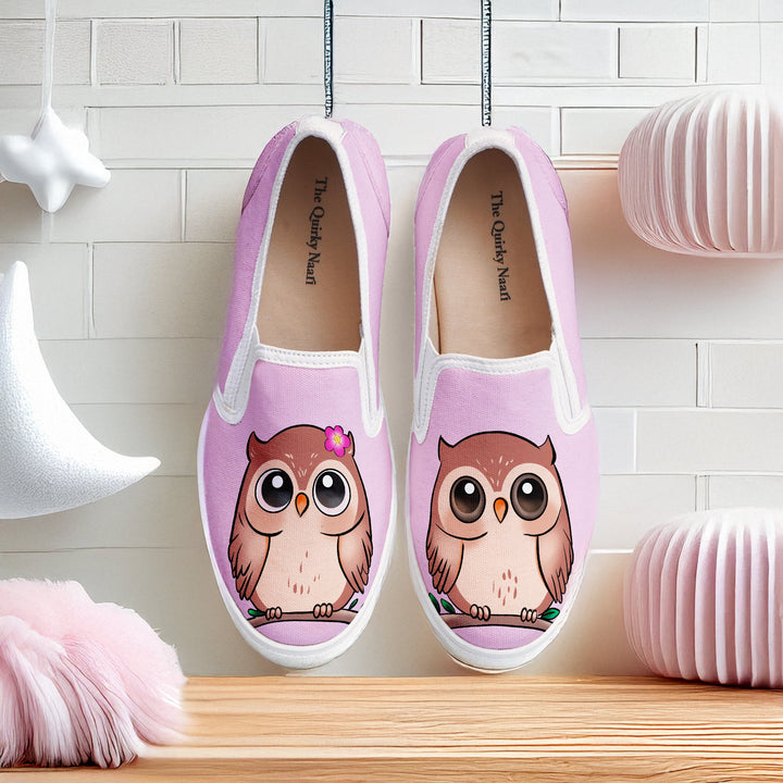 Owlish Slipons - The Quirky Naari