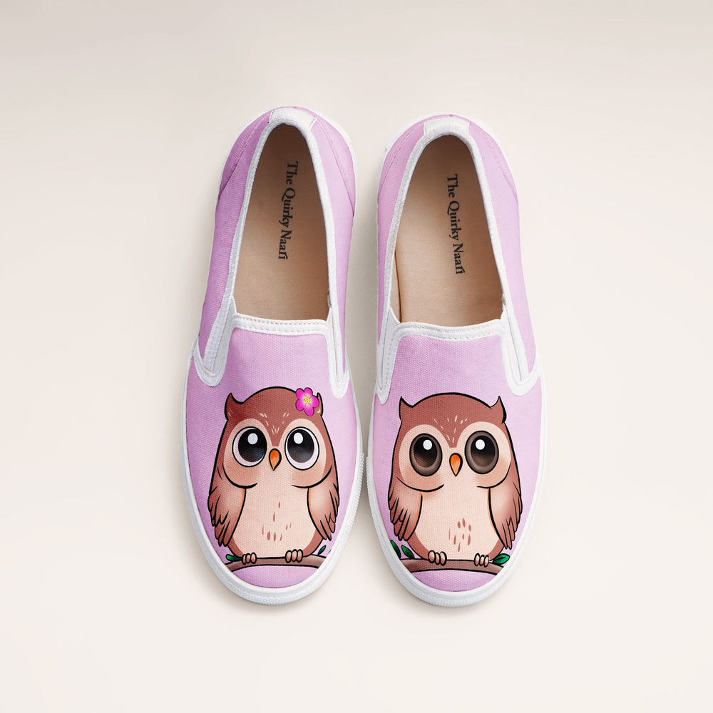 Owlish Slipons - The Quirky Naari